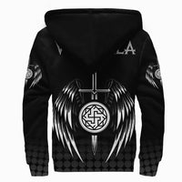 Viking Sherpa Hoodie - Valkyrie RLT12 - Wonder Print Shop