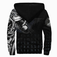 Viking Sherpa Hoodie - Warrior Tattoo 3D RLT12 - Wonder Print Shop