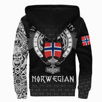 Viking Sherpa Hoodie - Norwegian Drakkar RLT12 - Wonder Print Shop