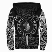 Viking Sherpa Hoodie - Valhalla and Warrior RLT12 - Wonder Print Shop
