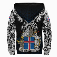 Viking Sherpa Hoodie - Iceland Viking Symbol RLT12 - Wonder Print Shop