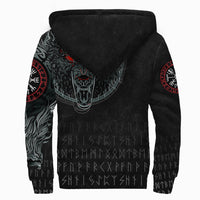 Viking Sherpa Hoodie - Fenrir Wolf RLT12 - Wonder Print Shop