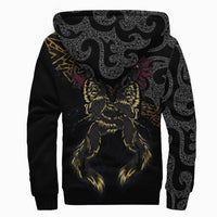 Viking Sherpa Hoodie - Viking Wolfs - Skoll and Hati RLT12 - Wonder Print Shop