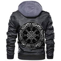 Viking Shield Helm Of Awe Leather Jacket RLT12 - Wonder Print Shop