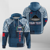 Custom F.A.S.T Samoa Mix Tapa Pattern Simple Style Hoodie - Wonder Print Shop