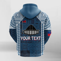 Custom F.A.S.T Samoa Mix Tapa Pattern Simple Style Hoodie - Wonder Print Shop
