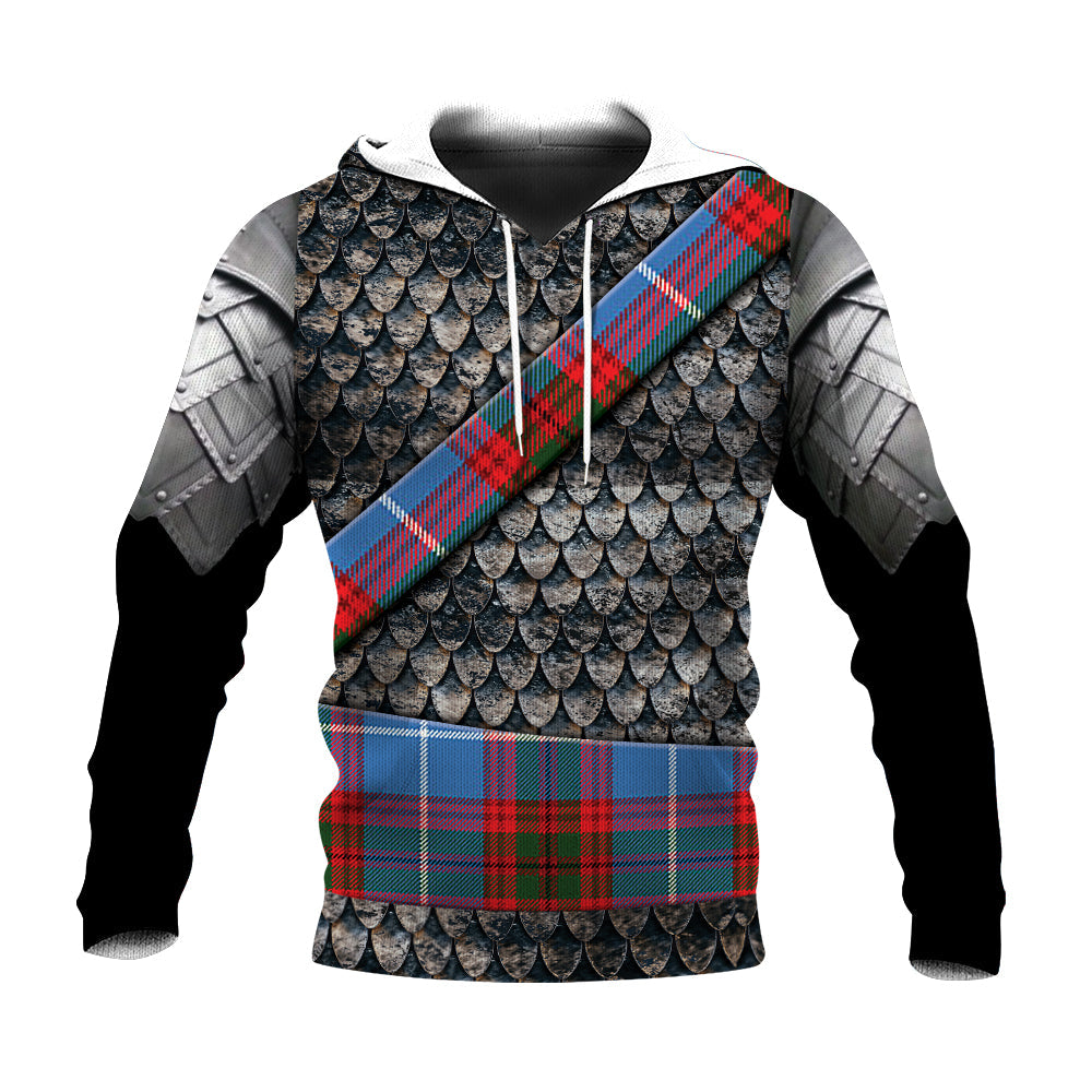 scottish-skirving-clan-tartan-warrior-hoodie