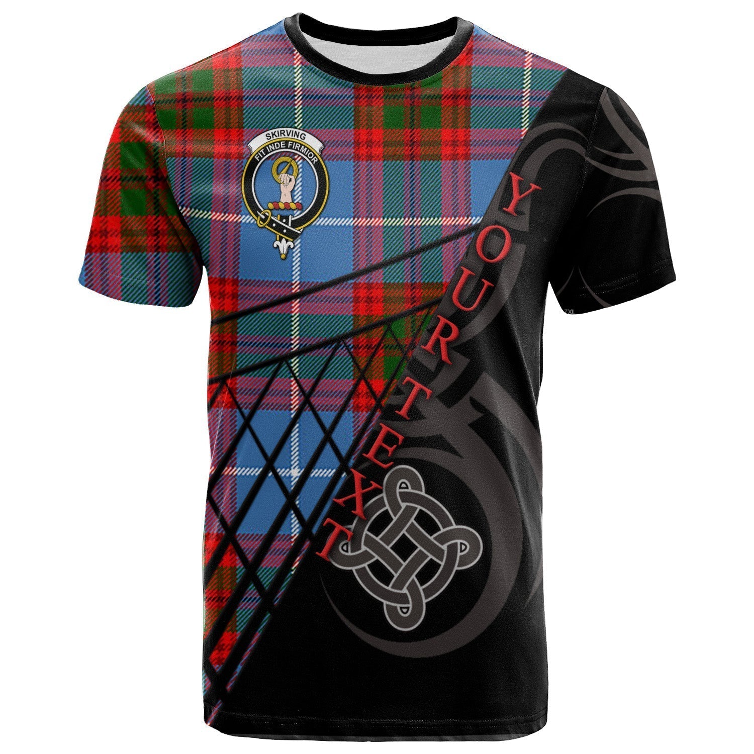 scottish-skirving-clan-crest-tartan-pattern-celtic-t-shirt