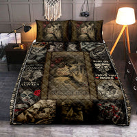 Skull Couple Lover You And Me Quilt Bed Set - Wonder Print Shop