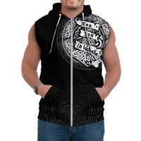 Viking Sleeveless Hoodie - See You In Valhalla RLT12 - Wonder Print Shop
