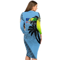 malampa-fiji-day-long-sleeve-body-dress-flags-mix-style