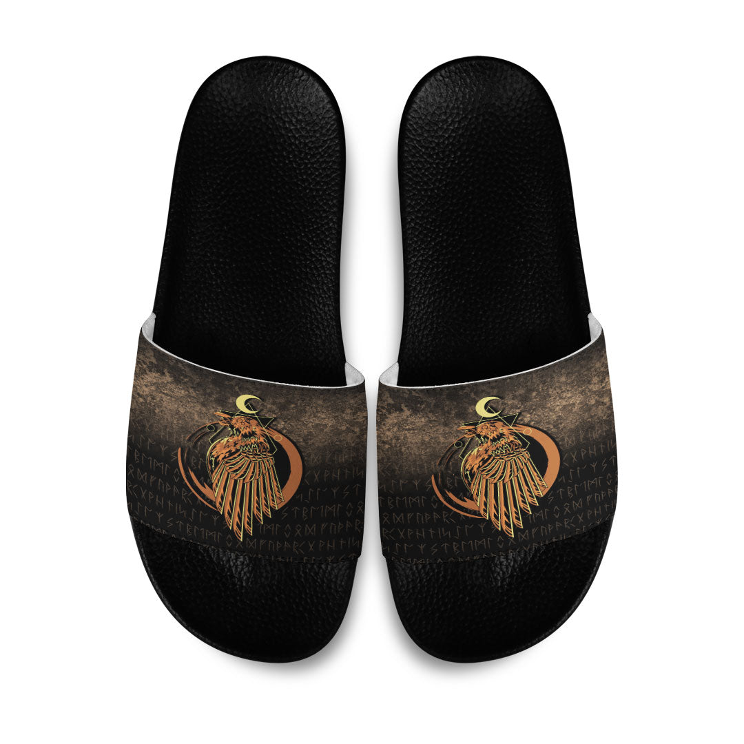 wonder-print-slide-sandals-raven-viking-warrior-valhalla-norse-slide-sandals