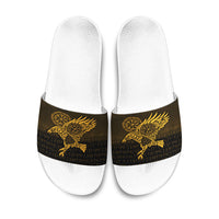 viking-slide-sandals-raven-vegvisir-tattoo-gold-version-slide-sandals