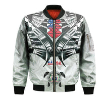 Samoa Black Saturday Bomber Jacket Visual Arts LT9 - Wonder Print Shop