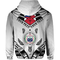 Custom Samoa Black Saturday Hoodie Visual Arts - Wonder Print Shop