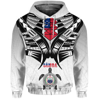 Samoa Black Saturday Hoodie Visual Arts - Wonder Print Shop