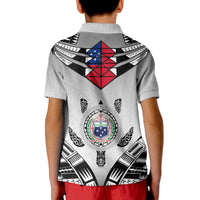 Samoa Black Saturday Polo Shirt Visual Arts - Wonder Print Shop