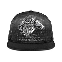 viking-snapback-hat-why-use-words-when-an-axe-will-do-snapback-hat