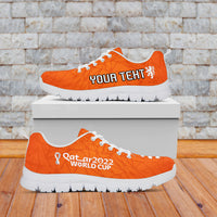 (Custom Personalised) Netherlands Football Sneakers 2022 Soccer World Cup Oranje Champions LT13 - Wonder Print Shop