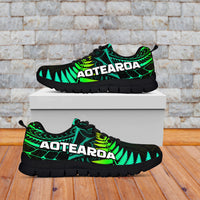 Aotearoa Fern Sneakers New Zealand Hei Tiki Green Style LT13 - Wonder Print Shop