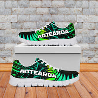 Aotearoa Fern Sneakers New Zealand Hei Tiki Green Style LT13 - Wonder Print Shop