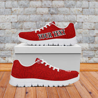 (Custom Personalised) Wales Football 2022 Sneakers Come On CYMRU The Red Wall LT13 - Wonder Print Shop