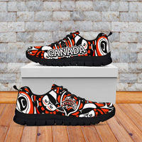 Canada Haida Sneakers Maple Leaf Canadian LT13 - Wonder Print Shop