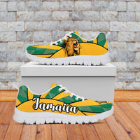 Jamaica Athletics Sneakers Jamaican Flag Mix Lion Sporty Style - Wonder Print Shop
