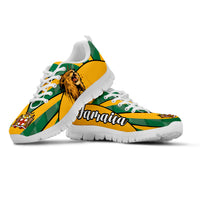Jamaica Athletics Sneakers Jamaican Flag Mix Lion Sporty Style - Wonder Print Shop