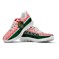 Happy Mexico Fathers Day Sneakers Mexican Aztec Pattern - Wonder Print Shop
