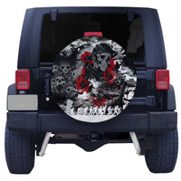 Skull Camo - U.S Army Undying Love For The Motherland Spare Tire Cover LT2 - Wonder Print Shop