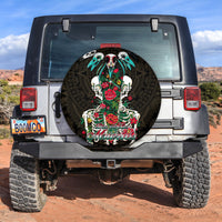 Mexico Spare Tire Cover Floral Skull Dia De Los Muertos - Wonder Print Shop