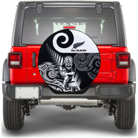 New Zealand Silver Fern Rugby Spare Tire Cover All Black Maori Koru - Wonder Print Shop