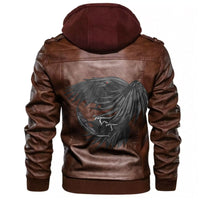 Viking Special Raven Leather Jacket RLT12 - Wonder Print Shop