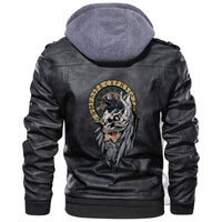 Viking Special Odin and Raven Leather Jacket RLT12 - Wonder Print Shop