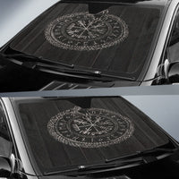 viking-auto-sun-shades-viking-vegvisir-with-ouroboros-and-runes-auto-sun-shades