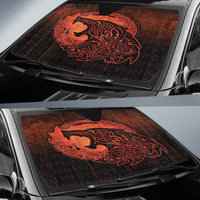 viking-auto-sun-shades-fenrir-viking-3d-tattoo-orange-version-auto-sun-shades