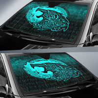 viking-auto-sun-shades-fenrir-viking-3d-tattoo-cyan-version-auto-sun-shades