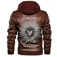 Viking Sun Wolf Ethic Leather Jacket RLT12 - Wonder Print Shop