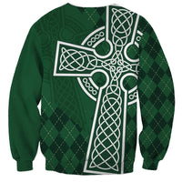 Irish Sweatshirt St. Patrick Day Mix Celtic Cross - Wonder Print Shop