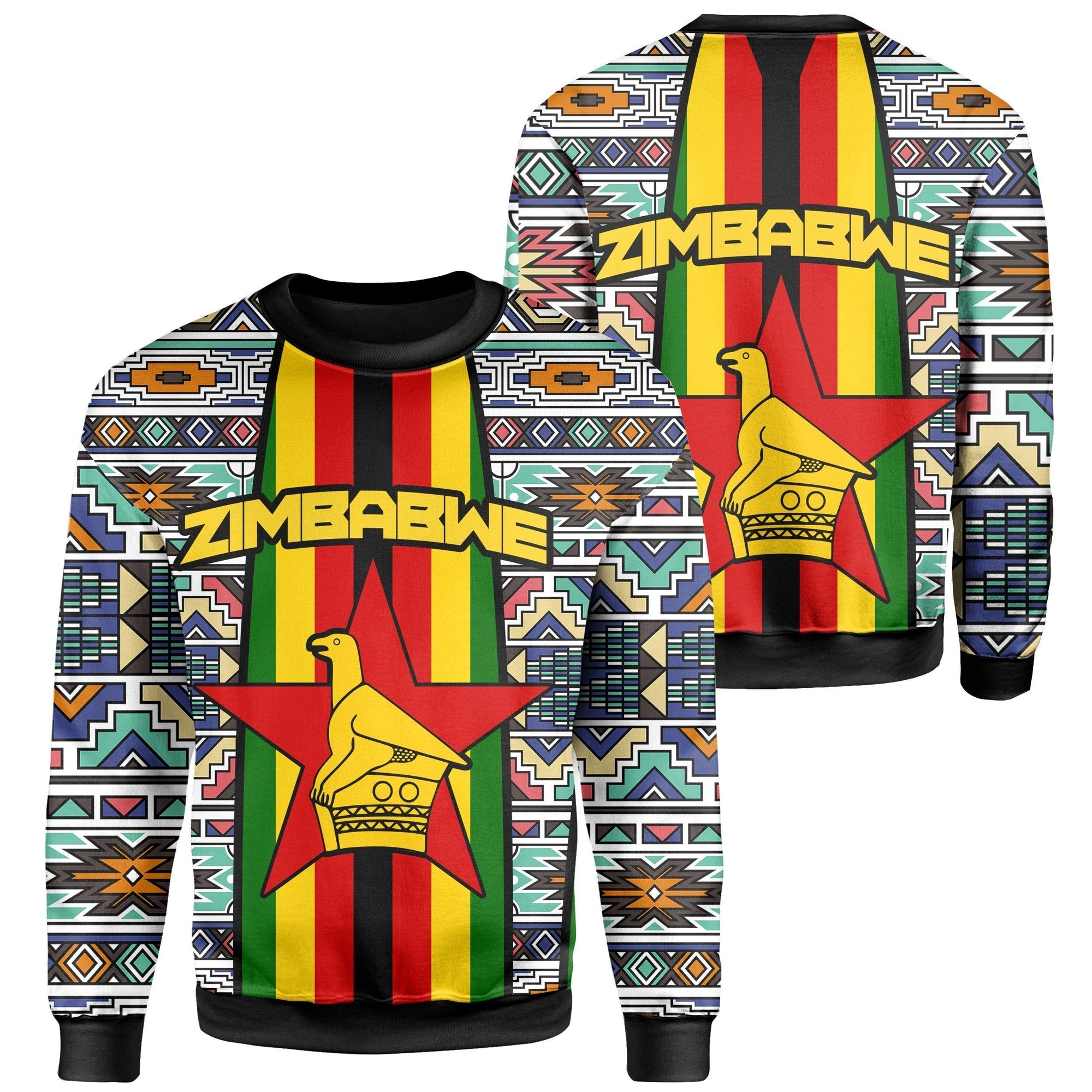 african-sweatshirt-zimbabwe-coat-of-arms-sweatshirt