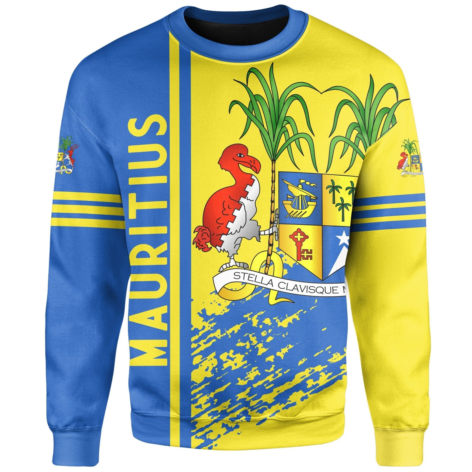 african-sweatshirt-mauritius-quarter-style-sweatshirt