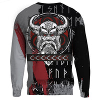 Viking Sweatshirt - Viking Warrior RLT12 - Wonder Print Shop