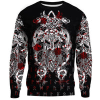 Viking Tyr Tattoo Blood Sweatshirts RLT12 - Wonder Print Shop