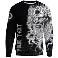 Custom) Viking Sweatshirts - Njord Vegvisir RLT12 - Wonder Print Shop