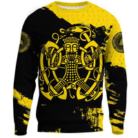 Viking Sweatshirt, Loki Bound Triskele Rune Gold RLT12 - Wonder Print Shop