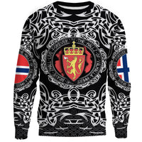 Viking Sweatshirt - Norway Viking Pattern RLT12 - Wonder Print Shop