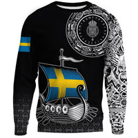 Viking Sweatshirt - Swedish Drakkar RLT12 - Wonder Print Shop