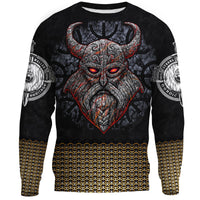 Viking Sweatshirt - Armor Odin RLT12 - Wonder Print Shop