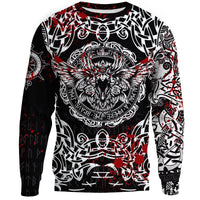 Viking Sweatshirt, Raven Blood RLT12 - Wonder Print Shop